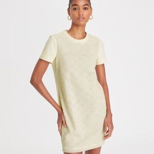 Tory Burch lace logo T shirt dress XS
